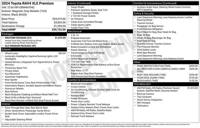 2024 Toyota RAV4 XLE Premium