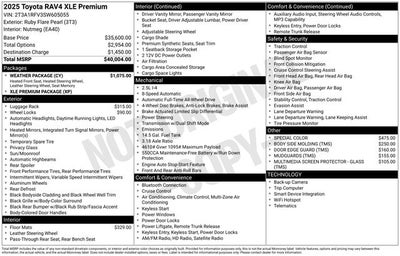 2025 Toyota RAV4 XLE Premium