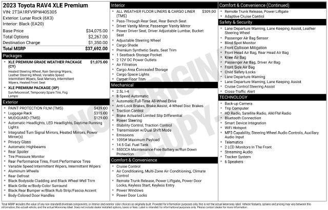 2023 Toyota RAV4 XLE Premium
