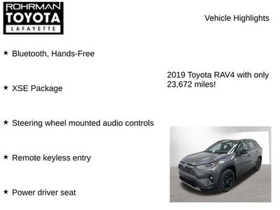 2019 Toyota RAV4 Hybrid XSE