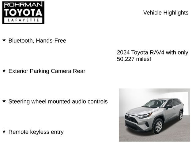 2024 Toyota RAV4 LE