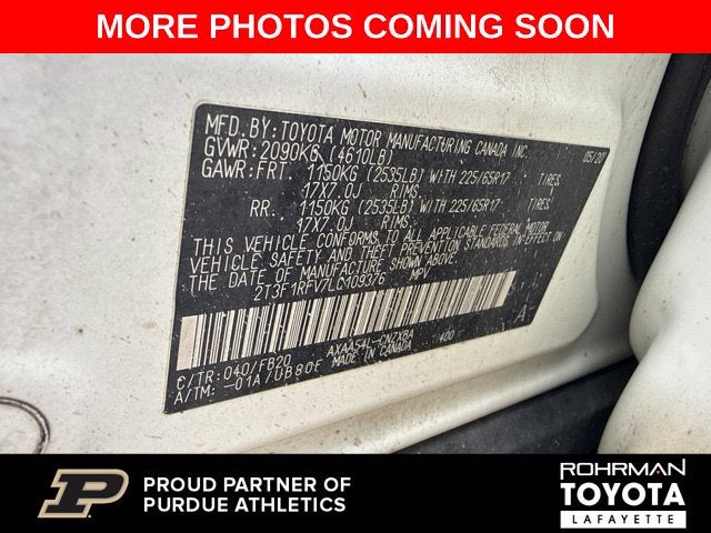 2020 Toyota RAV4 LE
