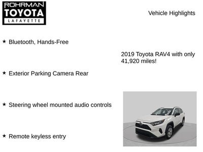 2019 Toyota RAV4 LE
