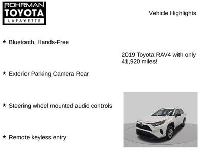 2019 Toyota RAV4 LE