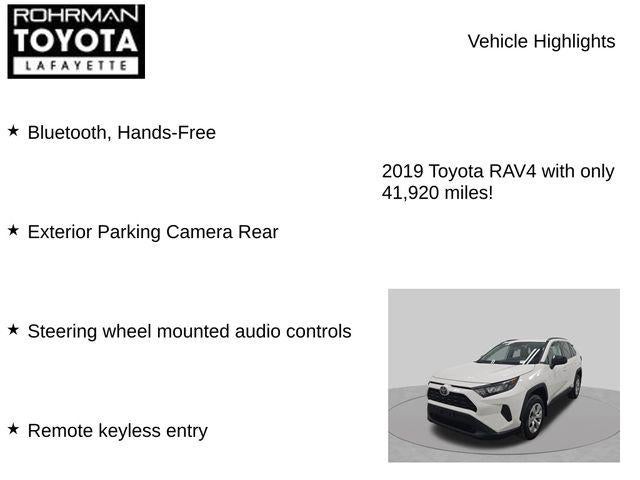 2019 Toyota RAV4 LE
