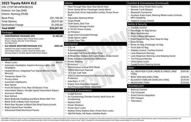 2023 Toyota RAV4 XLE
