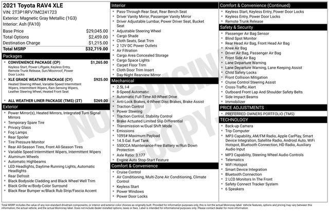 2021 Toyota RAV4 XLE