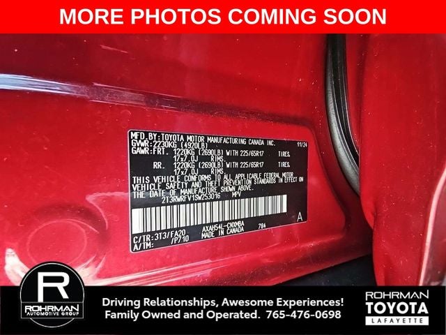 2025 Toyota RAV4 HYBRID XLE