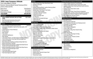2026 Jeep Compass Latitude