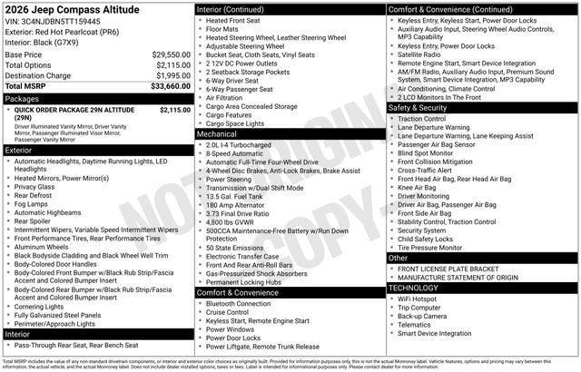2026 Jeep Compass Latitude