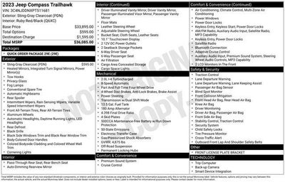 2023 Jeep Compass Trailhawk