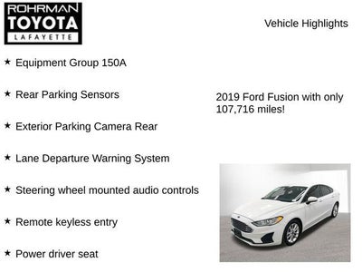 2019 Ford Fusion SE
