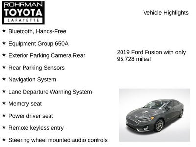 2019 Ford Fusion Titanium