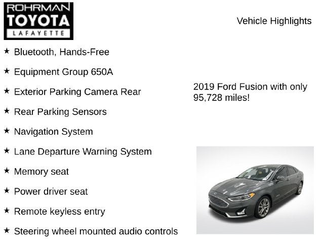 2019 Ford Fusion Titanium