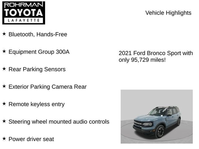 2021 Ford Bronco Sport Outer Banks