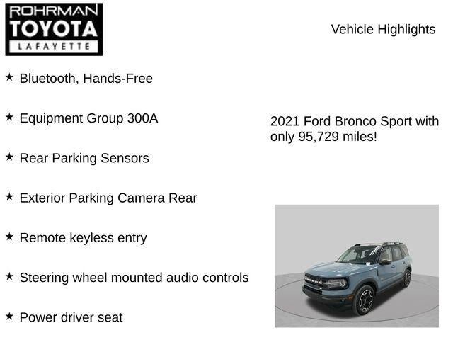 2021 Ford Bronco Sport Outer Banks