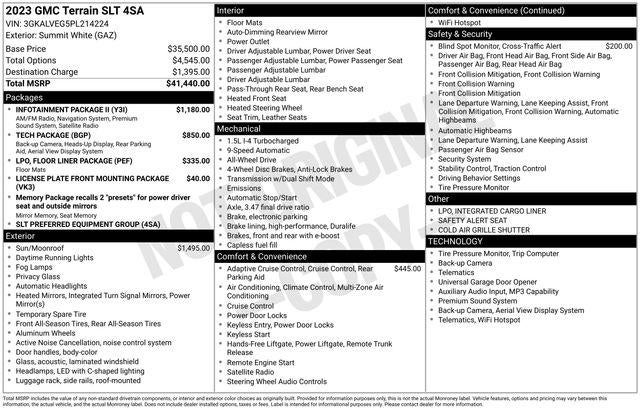 2023 GMC Terrain SLT