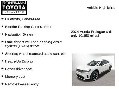 2024 Honda Prologue Elite
