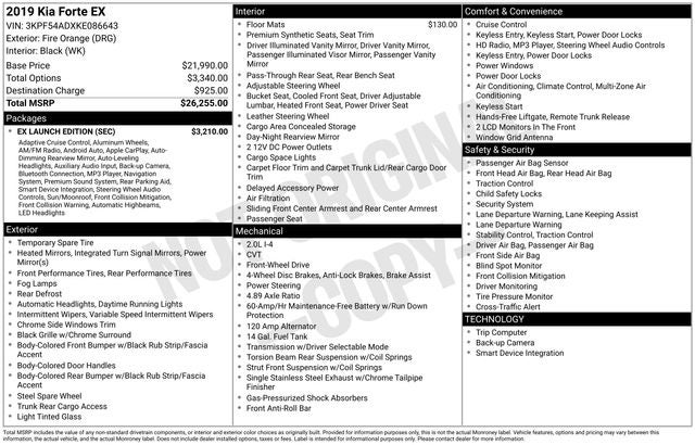2019 Kia Forte EX