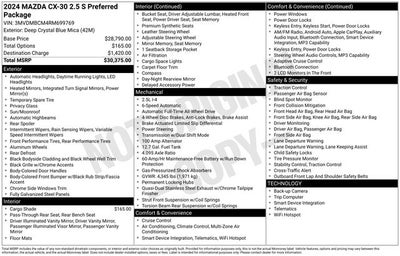 2024 Mazda Mazda CX-30 2.5 S Preferred Package
