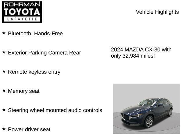 2024 Mazda Mazda CX-30 2.5 S Preferred Package