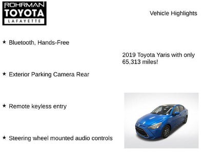 2019 Toyota Yaris LE