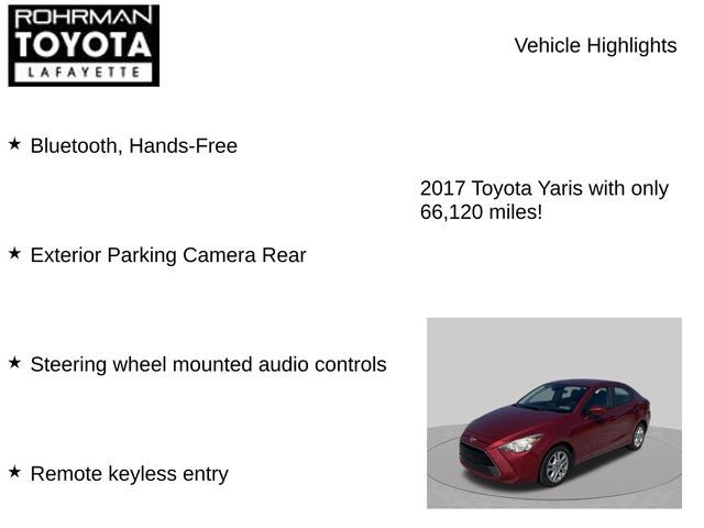 2017 Toyota Yaris iA Base