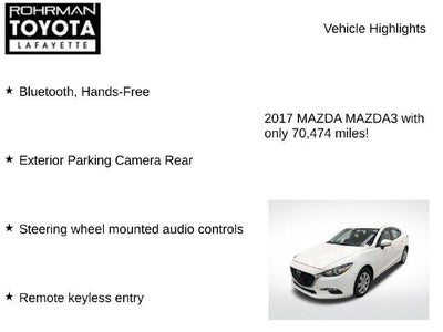 2017 Mazda Mazda3 Sport