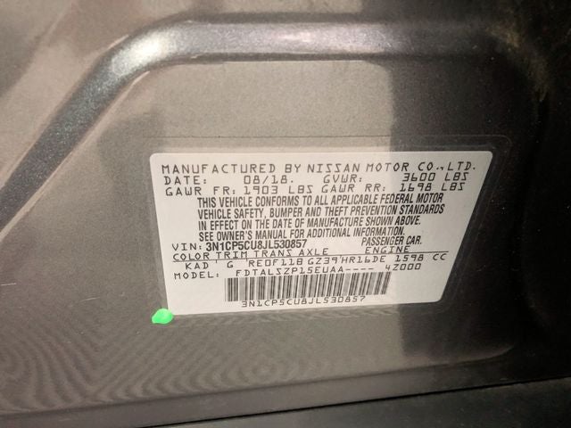 2018 Nissan Kicks SV
