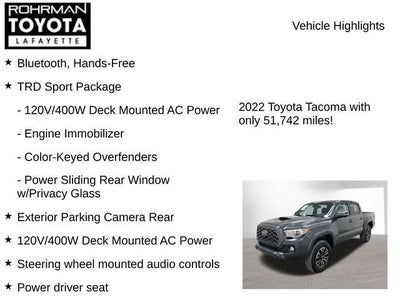 2022 Toyota TACOMA TRD SPORT TRD Sport V6