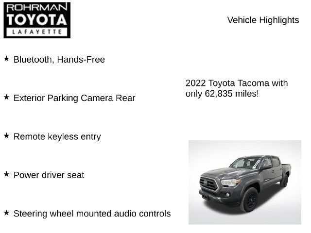 2022 Toyota Tacoma SR5 V6