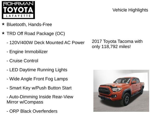 2017 Toyota TACOMA TRD OFFRD TRD Off-Road V6