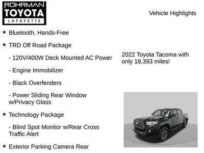 2022 Toyota Tacoma TRD Off-Road V6