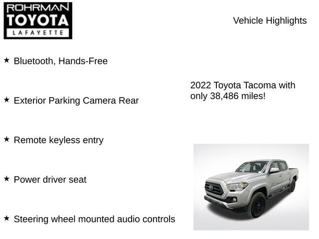 2022 Toyota Tacoma SR5 V6