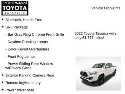 2022 Toyota Tacoma SR5 V6