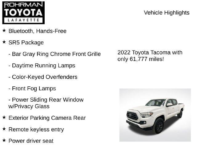 2022 Toyota Tacoma SR5 V6