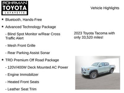 2023 Toyota Tacoma TRD Off-Road V6