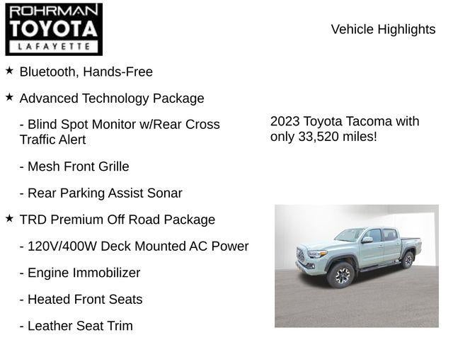 2023 Toyota Tacoma TRD Off-Road V6