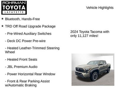 2024 Toyota TACOMA TRD OFFRD TRD Off-Road