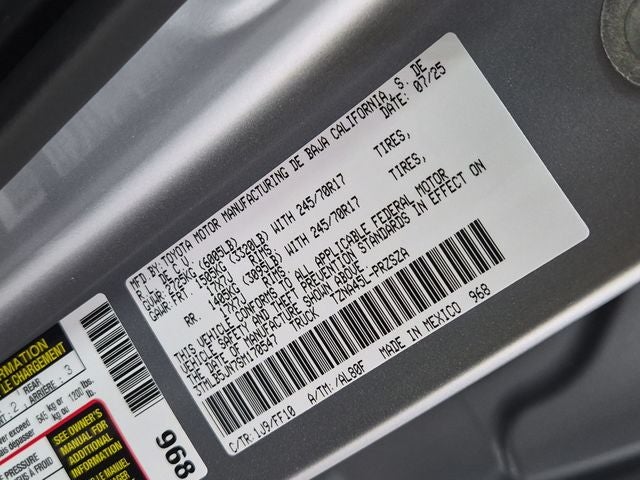 2025 Toyota TACOMA SR5 SR5