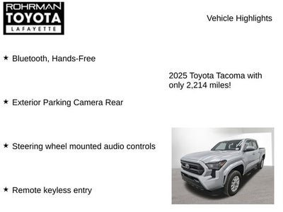 2025 Toyota TACOMA SR5 SR5