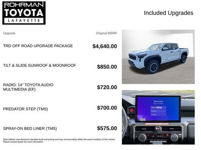 2024 Toyota TACOMA TRD OFFRD TRD Off-Road