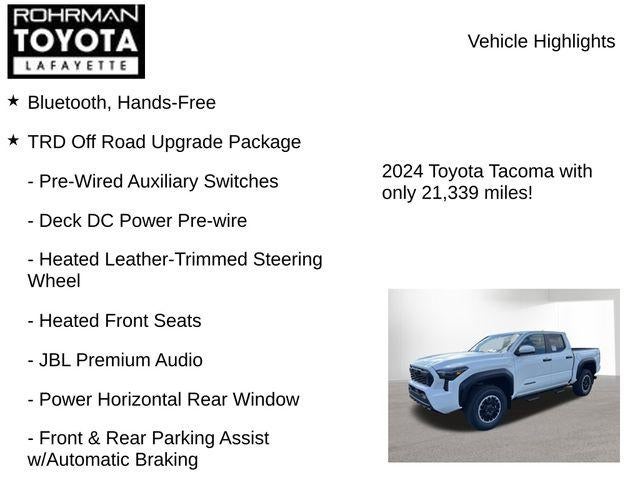 2024 Toyota TACOMA TRD OFFRD TRD Off-Road