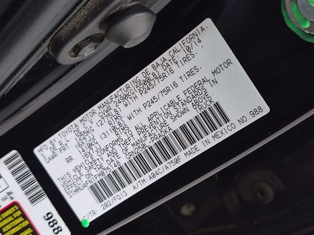2015 Toyota TACOMA Base V6
