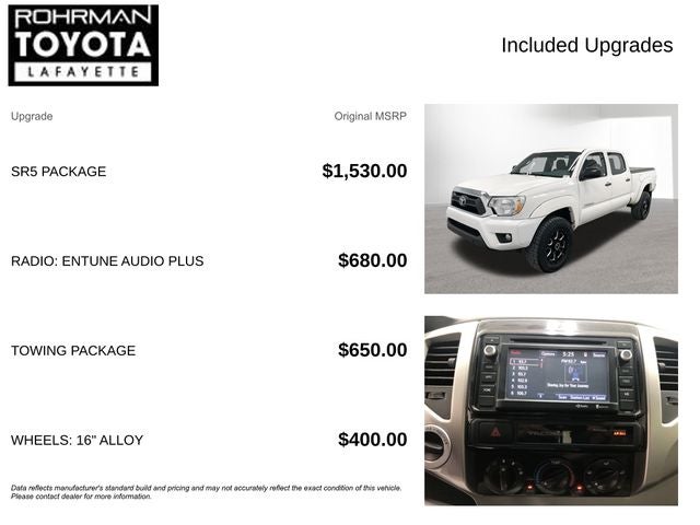 2015 Toyota TACOMA Base V6