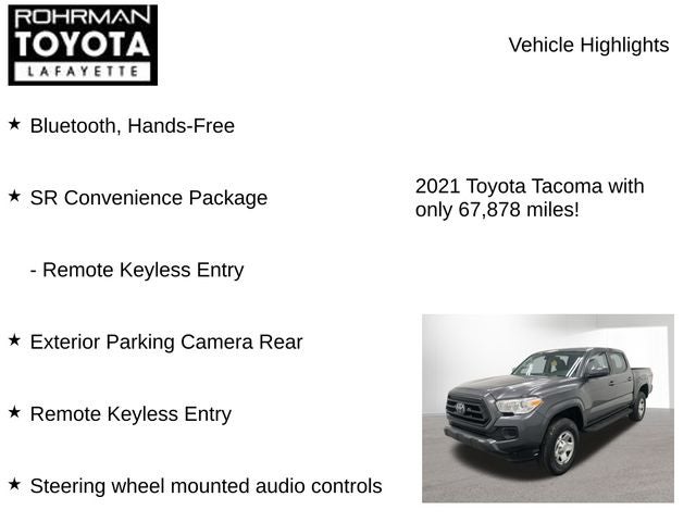 2021 Toyota TACOMA SR SR