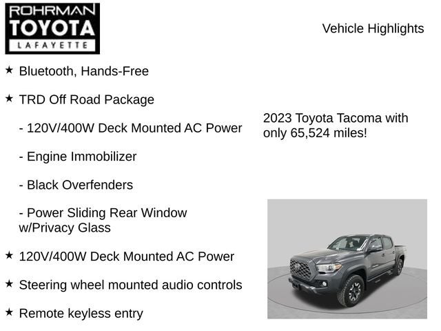 2023 Toyota Tacoma TRD Off-Road V6