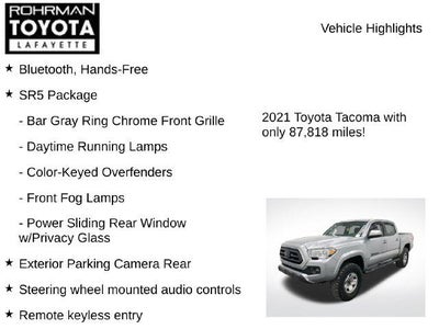 2021 Toyota TACOMA SR5 SR5 V6