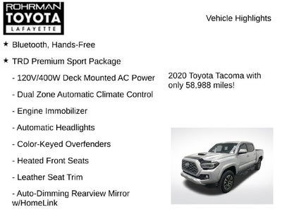 2020 Toyota Tacoma TRD Sport V6