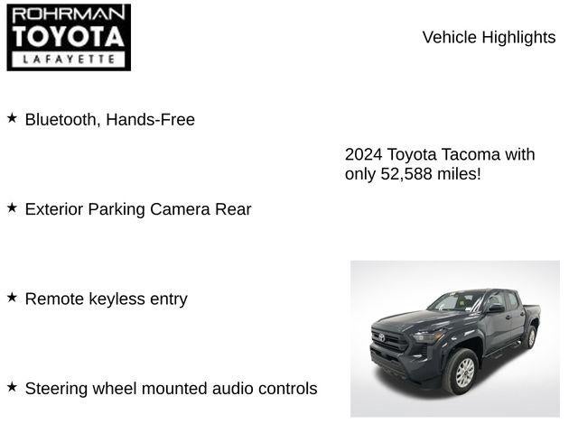 2024 Toyota Tacoma SR